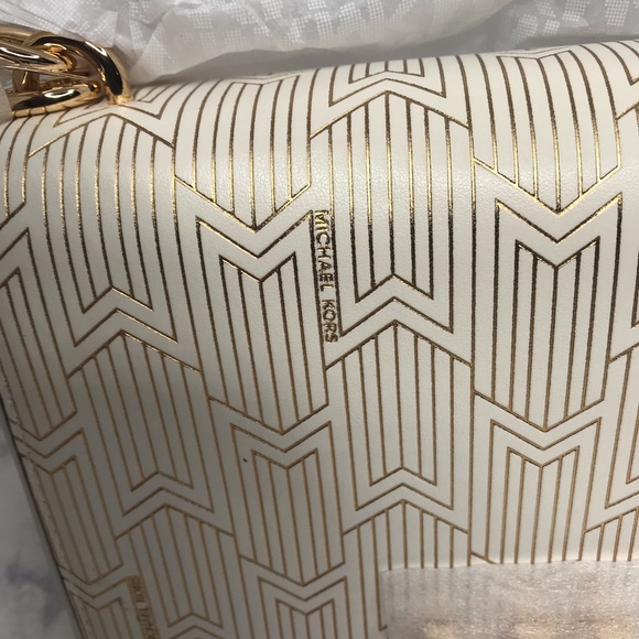 MK Michael Kors Mott metalllic Deco chain bag - Picture 2 of 5